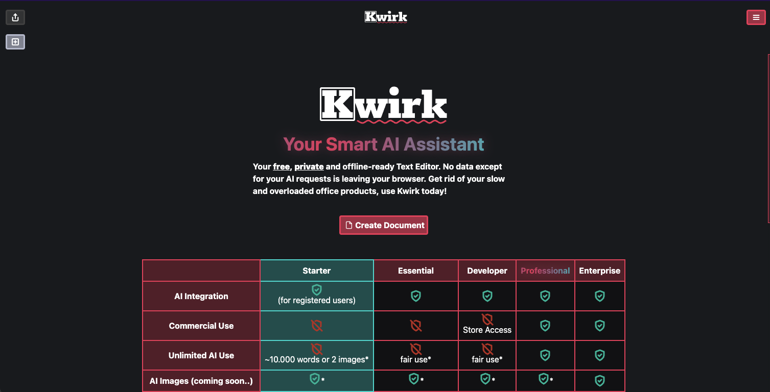 Kwirk screenshot